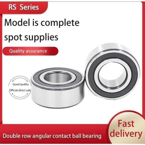 Double row angular contact ball bearing 3005-2rs 3005rs inner diameter 25 outer diameter 47 thickness 16mm high speed