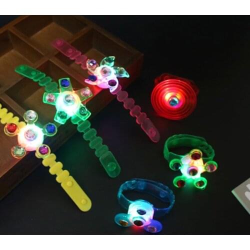 Fidget Spinner Light Up Watch Stress Relief Fidget Toys Supplies Party Favors