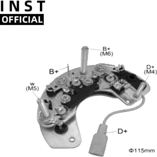 ALTERNATOR GENERATORS RECTIFIER BRIDGE FOR ILR568HD 86AB10304BA 84 469 UBB 137 132721 RL-09H