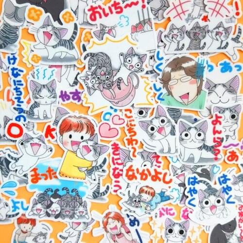 42pcs Creative Cute kawaii self-made cats animal zoo scrapbooking diary /decorative stickers/DIY craft photo albums/trunk