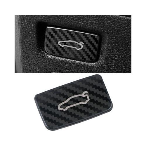 Carbon Fiber Rear Trunk Switch Button Control Cover For Kia Optima K5 2020-2021