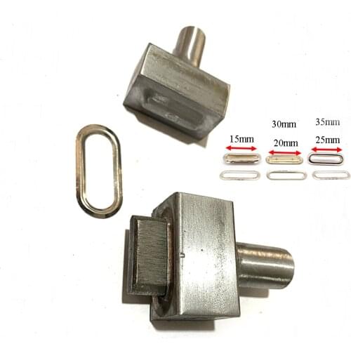 Metal Oval Eyelet Grommet Setting Tool Grommet Die Set for Machine 15/20/25/30/35mm