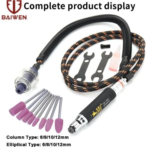 Mini Micro Air Grinder Set Practical Engraving Tools Handheld Pneumatic Multifunctional Polishing Cutting Pencil Kit