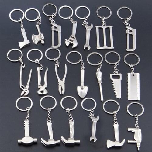 Multifunctional Keychain Creative Tool Style Wrench Spanner Key Chain Car Bag Keyring Metal Keychain Gift