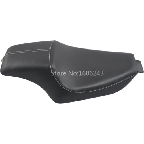Motorcycle Black Two Up Driver Front Rear Passenger Seat For Harley Sportster Iron 883 XL883N Forty-eight 2010-2016 Custom