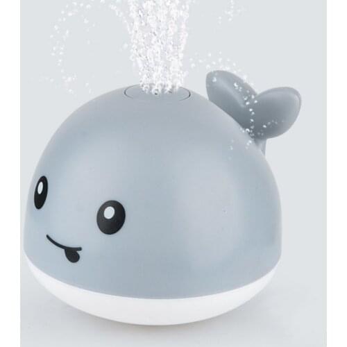 2021 NEW Baby Light Up Bath Tub Toys Whale Water Sprinkler Pool Toys for Toddlers Infants Whale Water Sprinkler Pool Toy