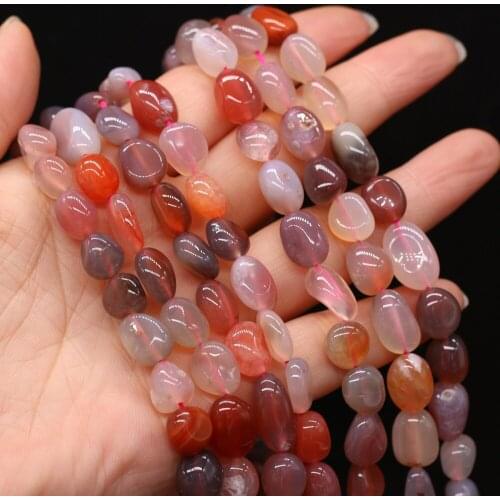New Style Natural Stone Bead Irregular YanYuan Agate Beads 10-12 MM For DIY Jewelry Making Necklace Bracelet Earrings Accessory