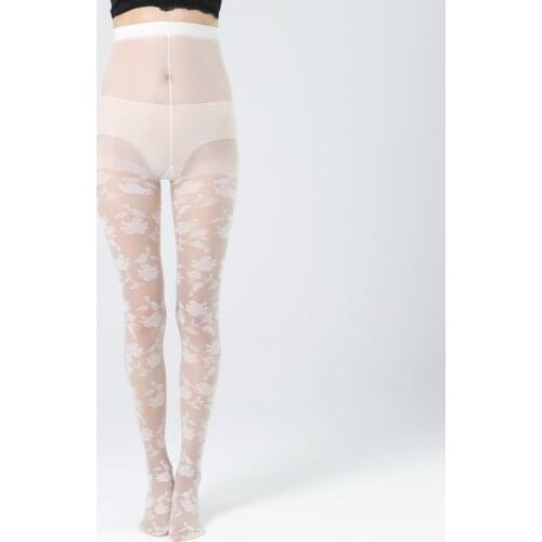 Sexy Designs Big Flower High Quality Colorful Transparent Fish Net Tights Womens Pantyhose Ladies Thin Stockings