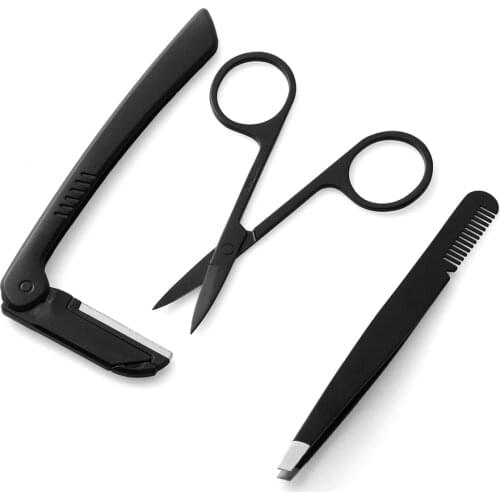 1PC Professional Manicure Scissor Eyebrow Makeup Scissors Eyelash Cutter Eyebrow Tweezer Cuticle Nails Scissors Hair Remove Tool