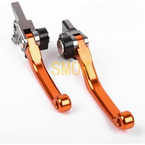 For HUSABERG TE250 TE300 FE250 FE350 FE450 FE501 2014 CNC Pivot Brake Clutch Levers Motocross Dirtbike 8 colors Red