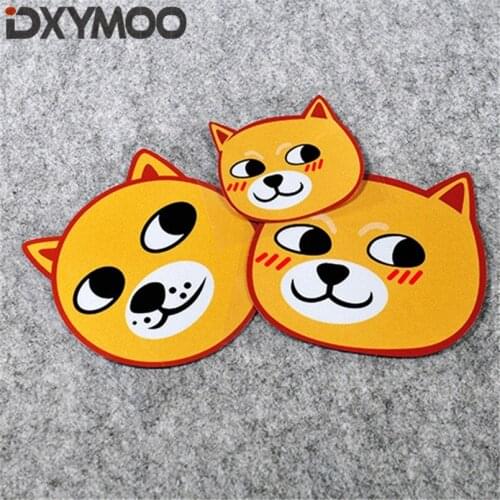Car Styling and Decals Cute Animal Dog Expression Doge Shiba Car Window Stickers