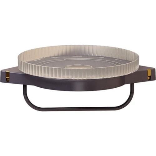 Bathroom Storage Rack Punch-Free Single Layer Triple-Cornered Wall Mounted Storage Shelf for Bathroom Kitchen Bedroom