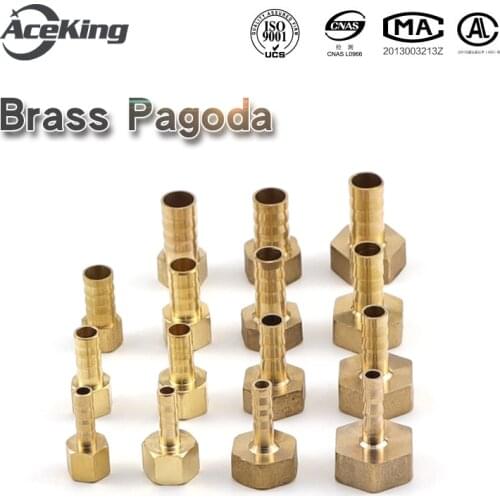 Inner silk pagoda joint inner tooth pagoda water pipe copper scalp pipe joint 1:2:3:4:6 green head