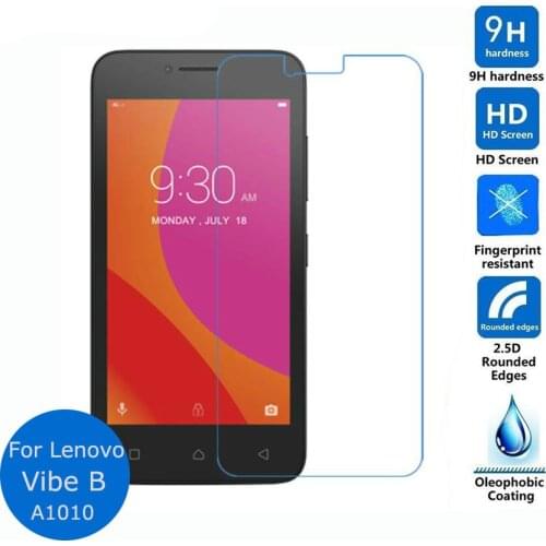 For Lenovo A1010 Tempered Glass Screen Protector Protective Film For Lenovo Vibe B A2016A40 A 2016 40 A Plus A1010a20 A 1010 a20