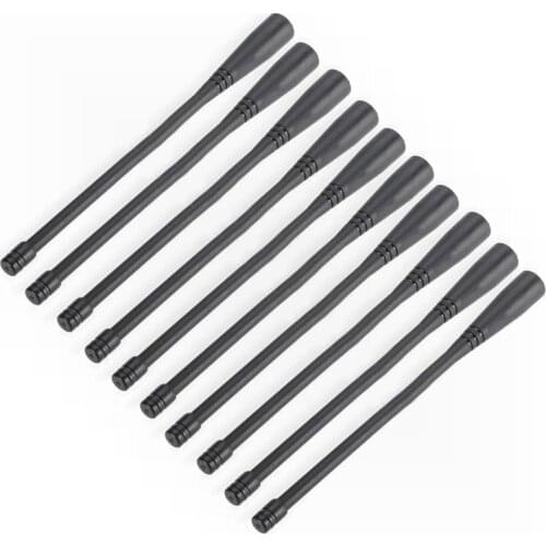 10 PCS SMA-Female UHF/VHF 36-174/400-520 MHz Antenna for BaoFeng UV-5R UV-82 GT-3 Two Way Radios