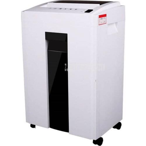 23L Capacity A4 Size Office Automatic Electric Paper Shredder Shredding Effect 2x12mm Electric CD Card Paper Crush Shredder 9953