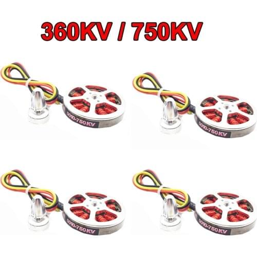 4PCS/lot High quality Mitoot 5010 360KV/750KV High Torque Brushless Motors For Rc Four-axis six-axis multi-rotor aircraft