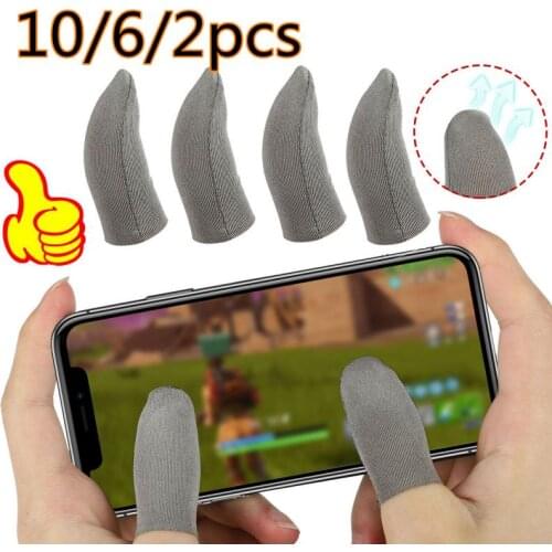 5/3/1 Pair Mobile Game Finger Sleeve Sweat Proof Touch Screen Gaming Controller For Pubg Mobile Phone Game Gaming Gloves
