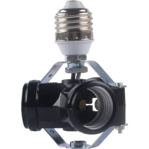 E27 to 3 E27 Lamp Holder Converter e27-e27 lampholder for Photography anchor Soft lighting 5pcs