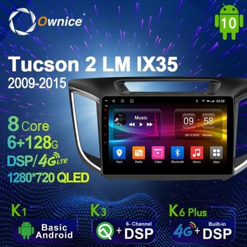 6G+128G Ownice Android 10.0 Car Radio GPS for Creta IX25 2014-2020 Navi Setreo System with 4G LTE DSP SPDIF BT 5.0 1280*720