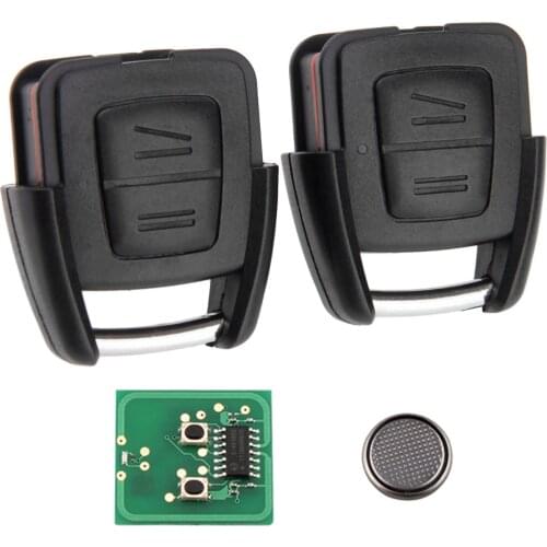 Yetaha 2pcs Car Smart Remote Car Key For Vauxhall Opel Astra Zafira Frontera Omega Vectra K24116 433 MHz 2 Buttons Remtekey