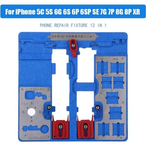 Motherboard PCB Holder for iPhone XR 8 8P 7 7P 6SP 6S 6P 6 5S Logic Board Clamp Fixture A8 A9 A10 A11 A12 Chip Repair Tools