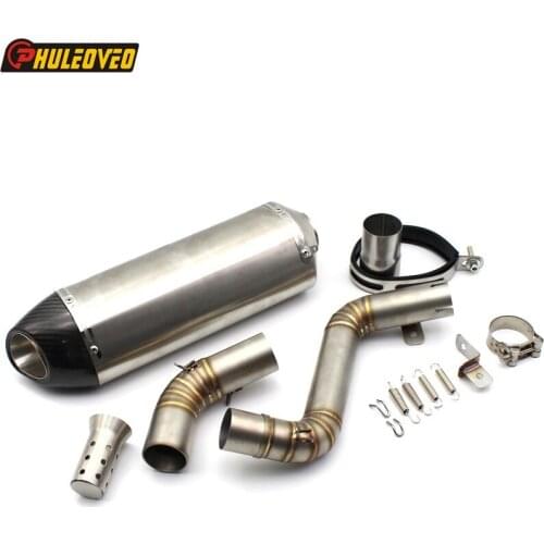 Carbon Fiber KTM Duke 125 Duke 200 Duke 250 Duke 390 Motorcycle Exhaust Muffler Link Pipe System for KTM Duke 125/200/250/390