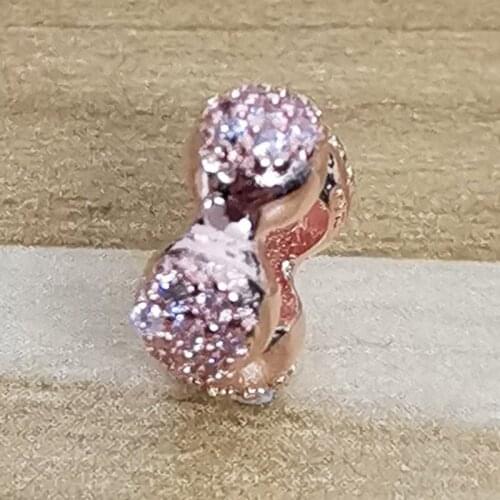 DoDoFly Genuine 925 Sterling Silver Loves pea pod spacer charm fit Original bead Bracelet Jewelry Making DIY Gift