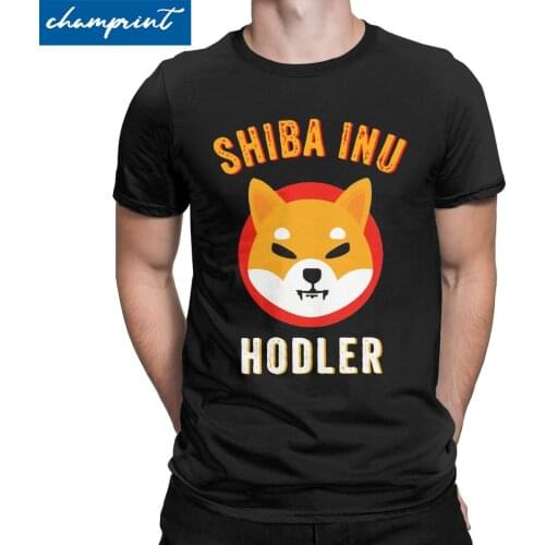 Men Womens Shiba Inu Hodler Token Tee Shirt Crypto Coin T Shirt SHIB Doge Bitcoin Cryptocurrency Clothes Plus Size T-Shirts