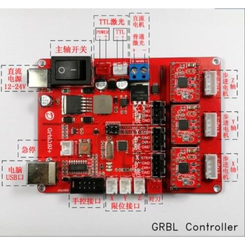 GRBL 3-Axis Engraving Machine Control Board Laser Engraving Machine Motherboard Engraving Machine USB Control Card