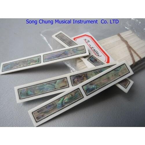 Classical Guitar bridge 10pcs tie blocks inlay Shell XMH-01