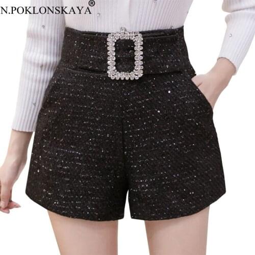 N.POKLONSKAYA Women's Winter Shorts