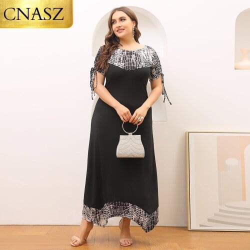 2021 New Fashion Plus Size Womens Stitching Slim Dress Middle East Dubai Long Skirt Fashion Ladies Dress
