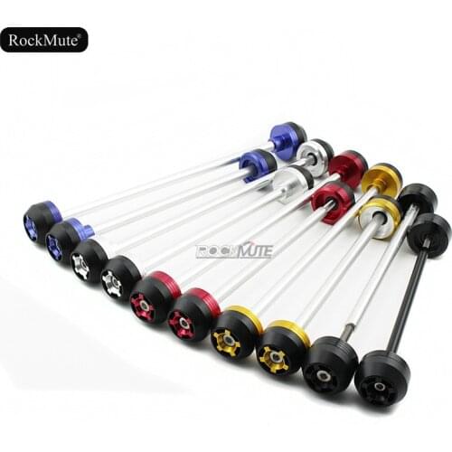 Motorcycle Front & Rear Wheel Fork Axle Sliders Cap Crash Protector For SUZUKI DL 1000 V-STROM 2016-2017 Black Gold Red Silver