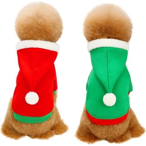 Christmas Dog Clothing Snowman Printed Winter Dog Costume Cotton Coat For Small Medium Large Chihuahua Dog Hoodies
