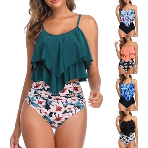 Sfit Swimwear With Ruffles