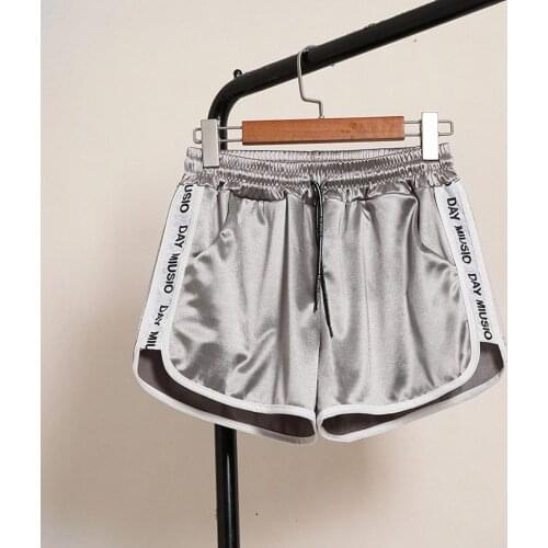 Fitness Shorts 5XL Plus Size Women Summer Shorts Split Elastic Waist Short Pants Leggings Loose European Style Home Shorts A50