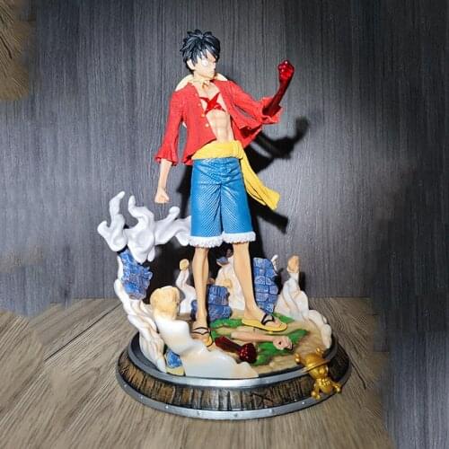 One Piece GK Dream Sanji Black-footed Custard Dream Luffy Boxed Hand-made Model Decoration Statue