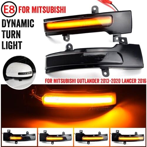 LED Side Wing Dynamic Turn Signal Light Rearview Mirror Indicator for Mitsubishi Outlander 2013-2020 Lancer 2016 OEM 8351A135