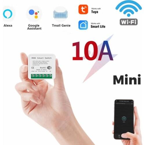 2 Way DiY WiFi Smart Light Switch Relay Module Smart Home Smart Life/Tuya APP Remote Control Work With Alexa Echo Google Home