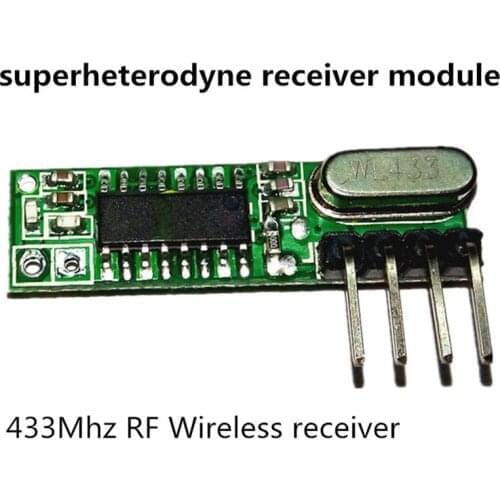 1pcs DIFODA superheterodyne 433mhz rf Wireless receiver Module small size low power For 433 Mhz remote controlDIFODA
