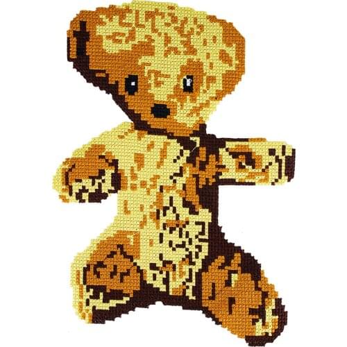 10pieces Brand Cartoon Bear Embroidery Aplique Fabric Patches Motifs Badge DIY Sew on Jacket T-shirt Craft Sewing Supplies TH932