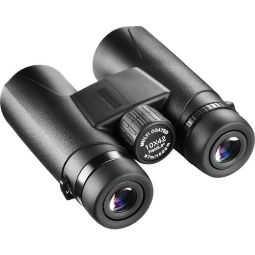 10X42 Outdoor Camping Antiskid Handheld Straight Binocular Telescope