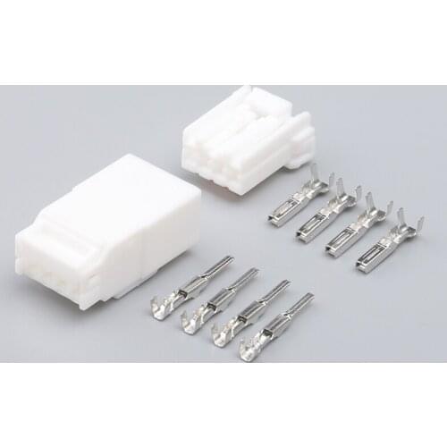 2Sets 174929-1/174922-1 DJ7044Y-1.8-11/21 4Pin 1.8mm AMP Car Electrical Wire Connectors for VW BMW Audi Toyota NISSAN