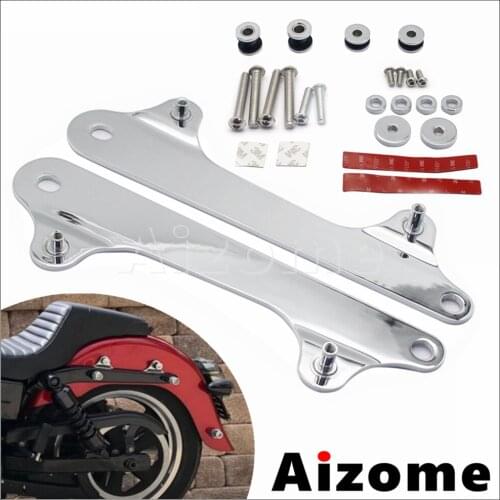 4 Point Steel Detachable Sissy Bar Rack Motorcycle Docking Hardware Kit for Harley DYNA Switchback FLD 2012-2021 2020 2019 2018