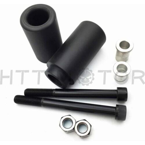 Aftermarket free shipping motorcycle parts Frame Slider Crash Protector For Kawasaki 1996-2003 ZX-7R ZX7R ZX 7R Black