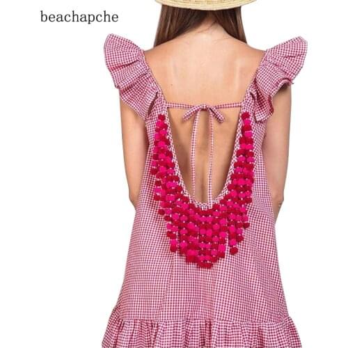 Beachapche Loose Summer Dresses