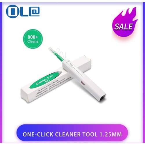 Free Shipping One-Click Fiber Optic Connector Cleaner Pen for 2.5mm SC ST and FC Connectors Fiber Optic Tools FOC
