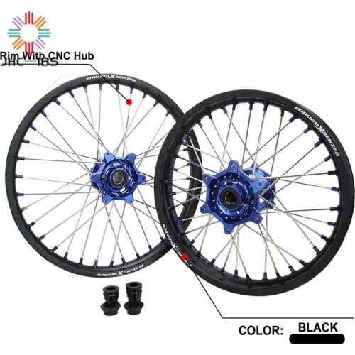 For TC125 16-21 TC250 TX300 17-20 FC350 FC 250 450 FX 350 450 2019 2020 1.6X21"&2.15"x18" Motorcycle Front Rear Wheels Hub Rim
