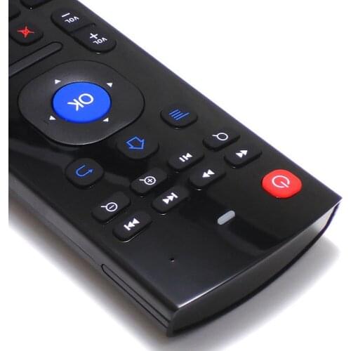 Home 2.4G Mini Wireless Mouse MX3 Backlit Voice Version Black RemoteControl Can Be Used For TV Projector Computer Display Screen